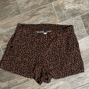 Old Navy High Waist Leopard Print Shorts